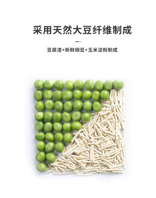 豆腐猫砂 皮皮淘原味6L可冲厕所植物猫砂除臭祛味快速结团不粘底 商品图1