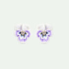 订购6周到｜Les Nereides-Purple pansy-紫色 三色堇 耳夹（无需耳洞）［法国设计师］ 商品缩略图1