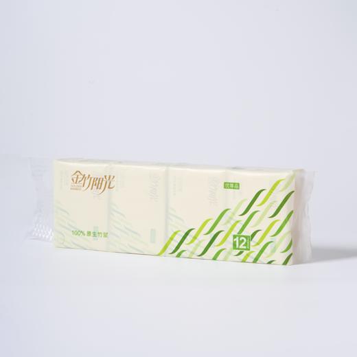 金竹阳光医护母婴级本色纸面巾200mm*200mm*3层*12片（条巾纸）60包/箱 商品图4