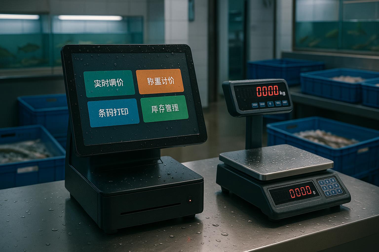 水產(chǎn)店收銀系統(tǒng)怎么選？防水防油防潮設(shè)備與軟件功能