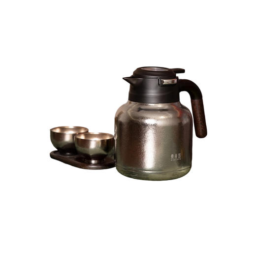 桑亚塔 钛金属焖茶壶套装 纯钛焖泡壶套装礼盒商务带茶盏 商品图0