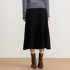 【A字针织半身裙】EITIE爱特爱极简纯色羊毛高腰显瘦秋季新款针织半裙D2501923 商品缩略图5