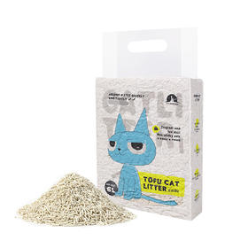 豆腐猫砂 皮皮淘原味6L可冲厕所植物猫砂除臭祛味快速结团不粘底