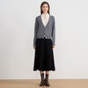 【A字针织半身裙】EITIE爱特爱极简纯色羊毛高腰显瘦秋季新款针织半裙D2501923 商品缩略图3