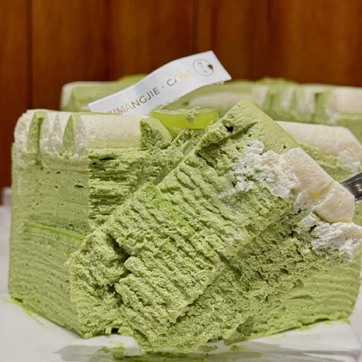 【青岚浮雪】抹茶千层生日蛋糕 商品图2