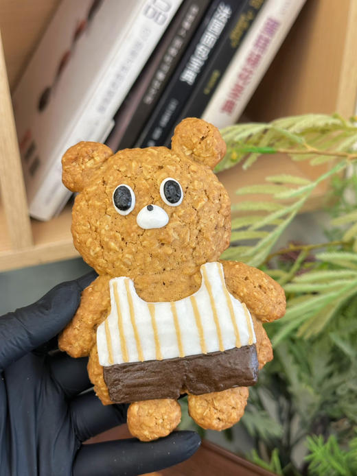 手绘低卡燕麦小熊曲奇，低糖 低卡 低脂，净重约100克/块。其他款式图案可提前一周预订 商品图5