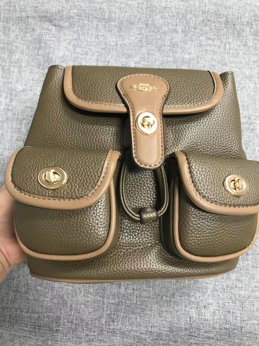 KC蔻家女包Hadley23号双肩包 奥莱新款女士手提揹包旅行 商品图7