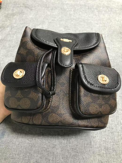 KC蔻家女包Hadley23号双肩包 奥莱新款女士手提揹包旅行 商品图5