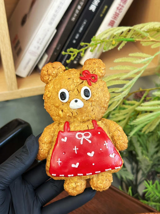 手绘低卡燕麦小熊曲奇，低糖 低卡 低脂，净重约100克/块。其他款式图案可提前一周预订 商品图3