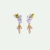 订购6周到｜Les Nereides-Purple wisteria-紫藤 常春藤 吊坠 耳环［法国设计师］ 商品缩略图2