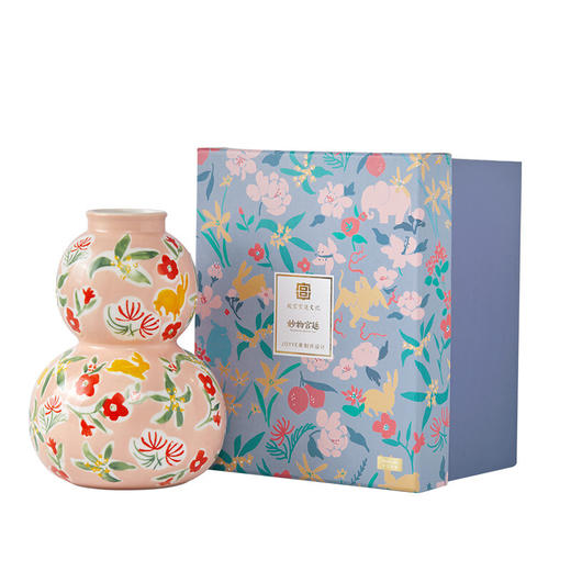【多样屋专柜】JOYYE瑞兽纳福花瓶-玉兔（IP款）客厅摆件节日礼物 商品图3