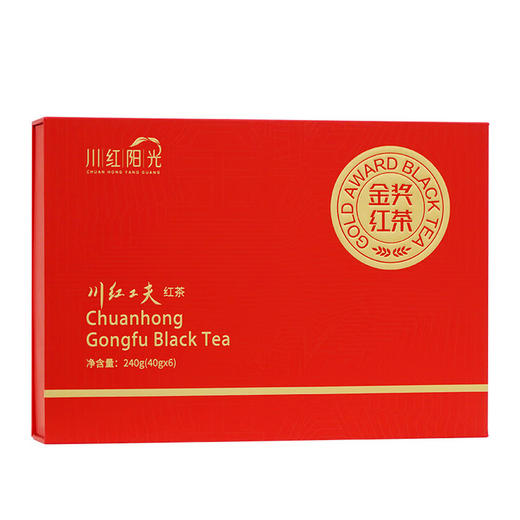 川红阳光川红工夫（红茶）240g（40g*6小盒） 商品图1