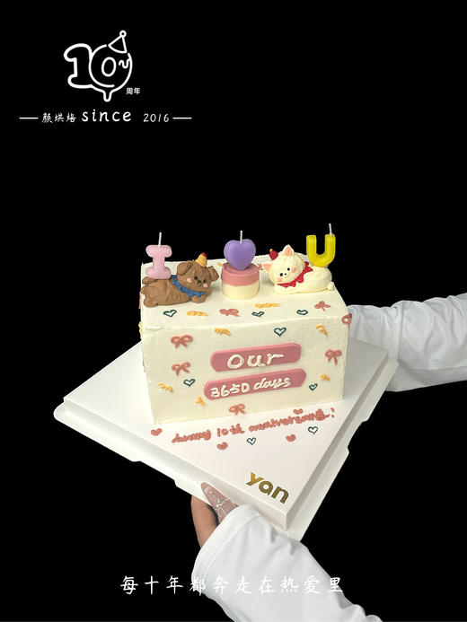 十年纪念日蛋糕 商品图0