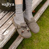 Safiya/索菲娅2025可爱卡通一脚蹬懒人休闲包头百搭软底勃肯拖SFD3110075 商品缩略图10