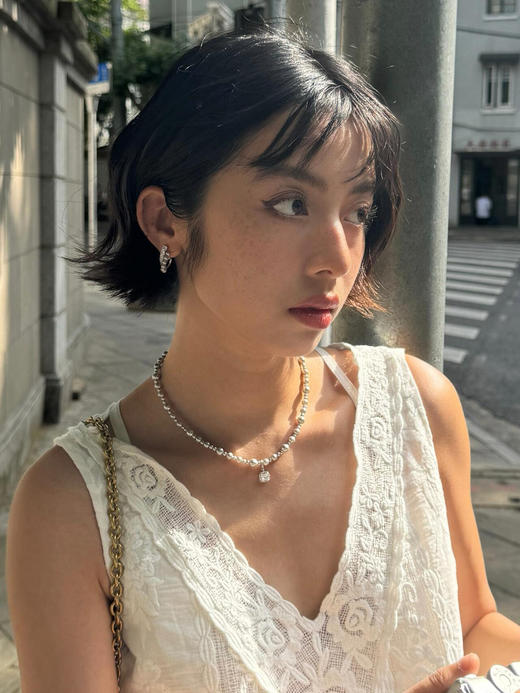 董洁直播反复推荐的方糖气泡系列 何F同款气泡珍珠耳钉 商品图6