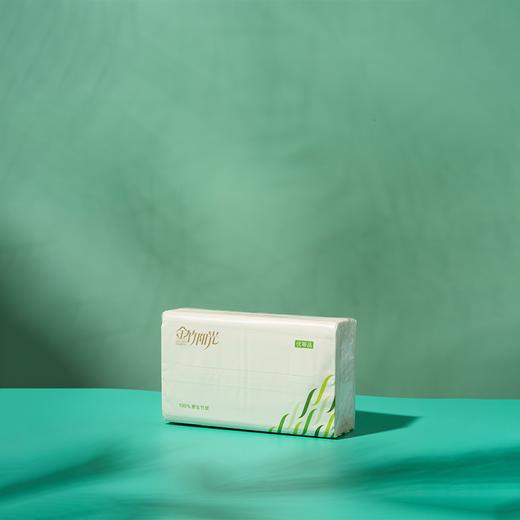 金竹阳光医护母婴级本色纸面巾155mm*190mm*3层*100抽 20包/箱 商品图3