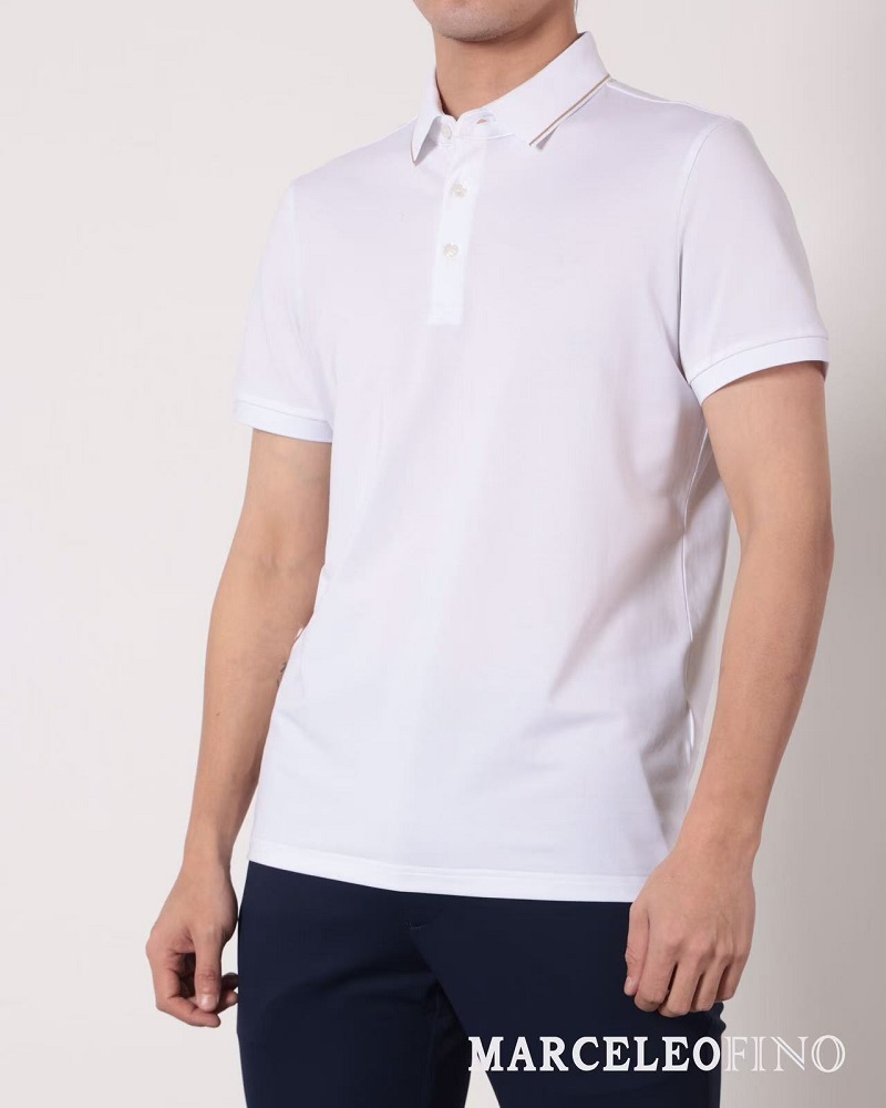MARCELEOFINO 马仙奴 净白小立领短袖POLO 2084140-00 [广百北京路店] 【9F-折扣】