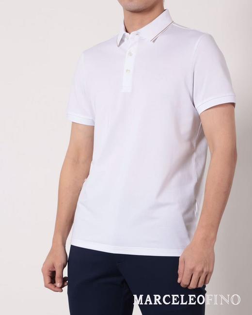 MARCELEOFINO 马仙奴 净白小立领短袖POLO 2084140-00 [广百北京路店] 【9F-折扣】 商品图0