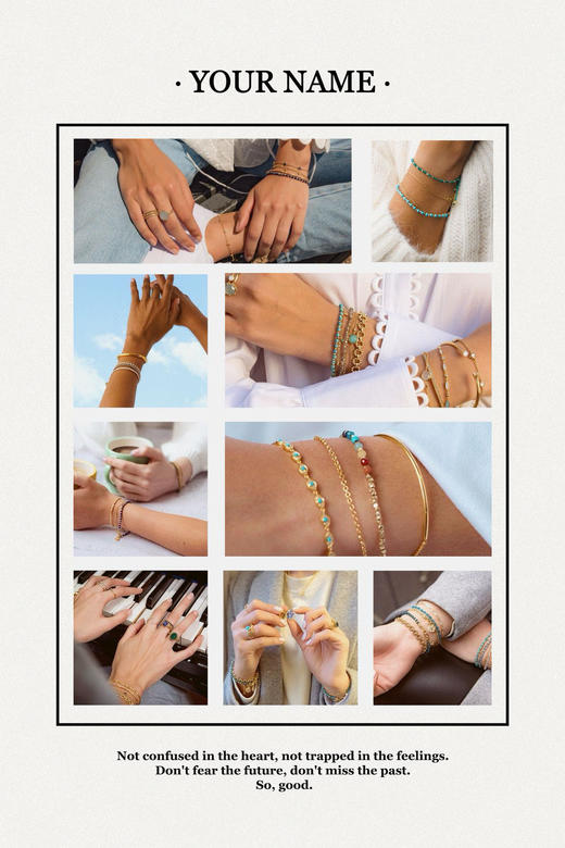 四色水晶手链  AstleyClarke水晶手链来了 商品图3