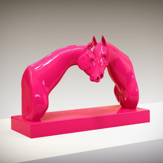 任亮《共生》系列作品之《相依》宝丽石版雕塑 商品图1