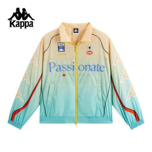 Kappa卡帕背靠背运动外套男士秋季新款宽松休闲立领夹克上衣女款KPCJBJJ90 商品图1