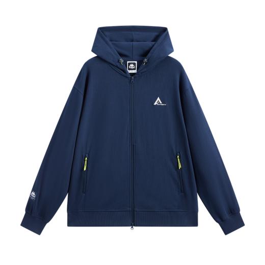 Kappa卡帕背靠背运动外套男士2025新款连帽开衫卫衣针织刺绣上衣K0F52MK71 商品图0