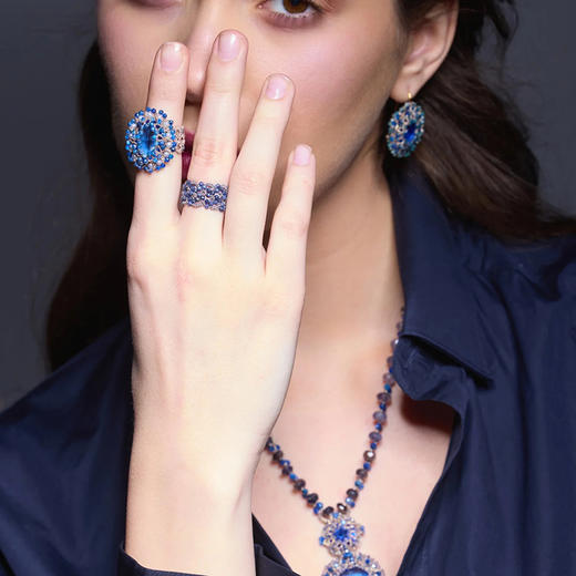 订购8周到｜Lorina Balteanu-GALIA-蓝宝石 戒指［法国设计师］ 商品图1