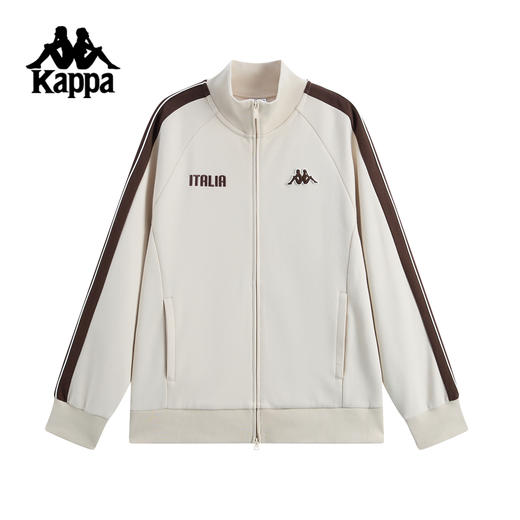 Kappa卡帕背靠背外套男士2025新款春秋款休闲运动服翻领针织上衣K0F52WK01 商品图1