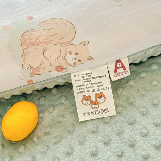 自然醒A类婴儿级针织棉豆豆绒大豆被冬被子被芯单人春秋被褥四季通用YBY 商品图13