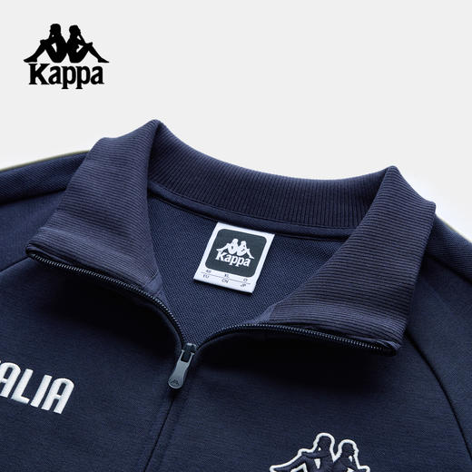 Kappa卡帕背靠背外套男士2025新款春秋款休闲运动服翻领针织上衣K0F52WK01 商品图2