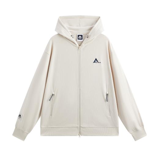 Kappa卡帕背靠背运动外套男士2025新款连帽开衫卫衣针织刺绣上衣K0F52MK71 商品图1