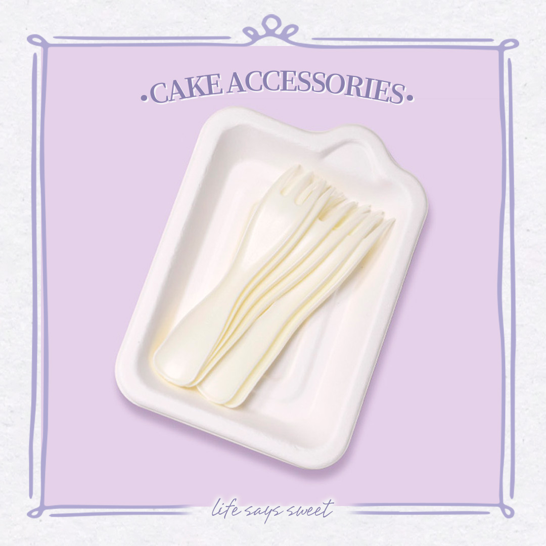 【可加购】餐具（纸碟6个+甜品叉6个）