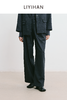 LIYIHAN林中路 2025秋新款通勤羊毛阔腿西裤小众设计感 商品缩略图0