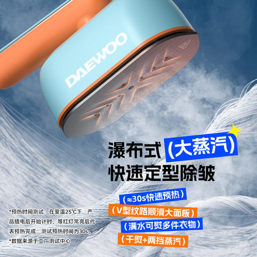 大宇 折叠蒸汽熨烫机电熨斗HI-040S  熨衣服家用  便捷小型差旅   72小时发货 商品图2