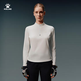 卡尔美探寻山野系列半开襟长袖T恤6533TX2006