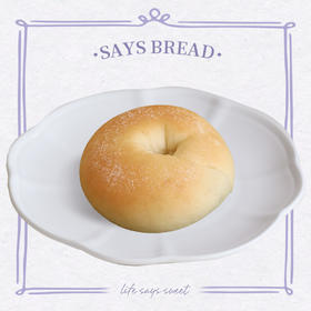 红茶奶酥米贝果｜捏捏软乎乎