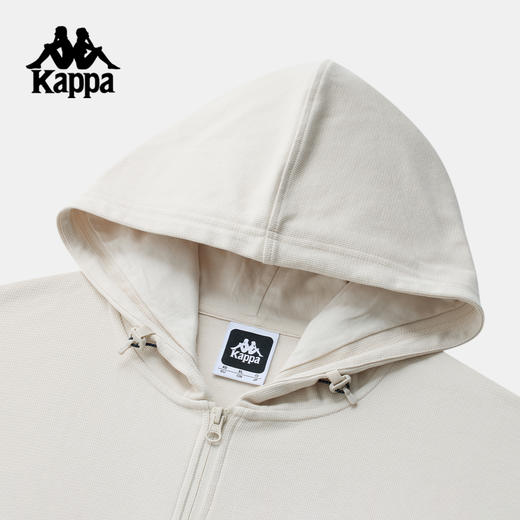 Kappa卡帕背靠背运动外套男士2025新款连帽开衫卫衣针织刺绣上衣K0F52MK71 商品图2