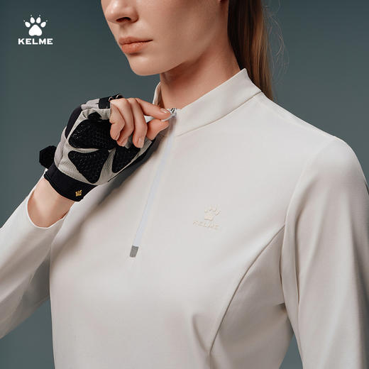 卡尔美探寻山野系列半开襟长袖T恤6533TX2006 商品图2