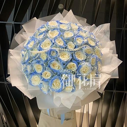 33枝/55枝/99枝碎冰蓝玫瑰  • 鲜花花束 商品图1