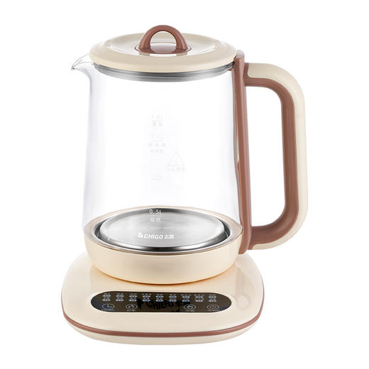 志高养生壶玻璃1.8L 家用多功能一体全自动办公室小型电热烧花茶壶煮茶器1台 商品图4