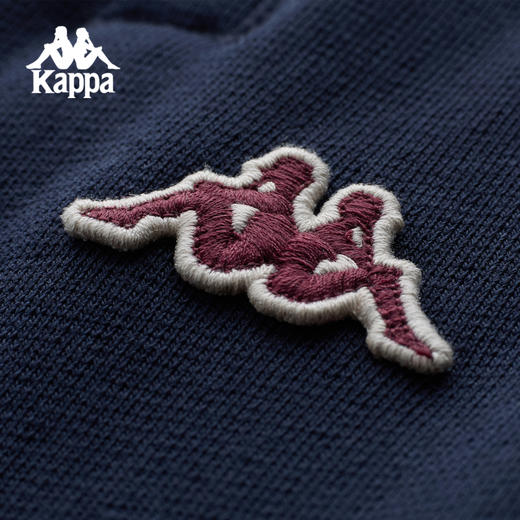 Kappa卡帕背靠背运动裤男2025新款休闲束脚卫裤纯棉刺绣针织长裤K0F52AK21 商品图4