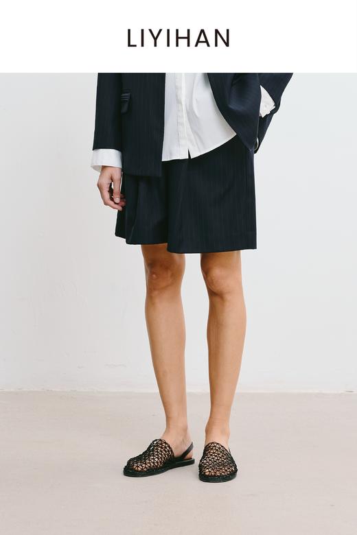 LIYIHAN林中路 2025秋新款通勤羊毛短裤小众设计感 商品图1