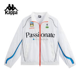 Kappa卡帕背靠背运动外套男士秋季新款宽松休闲立领夹克上衣女款KPCJBJJ90
