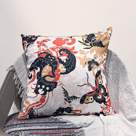 黑蝴蝶群蝶抱枕