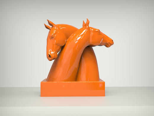 任亮《共生-紧密》宝丽石雕塑 商品图1