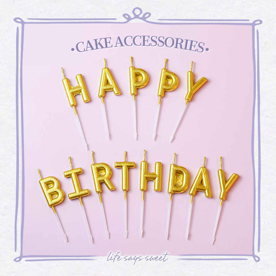 英文蜡烛【Happy birthday】