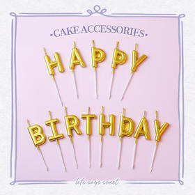 英文蜡烛【Happy birthday】