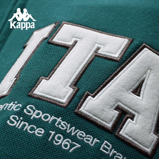 Kappa卡帕背靠背外套男秋季新款美式泽西风高街针织立领上衣女士K0F52WK02 商品图4