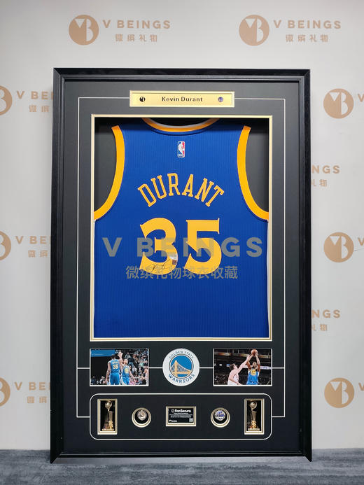 收藏系列 杜兰特 勇士队35号球迷版 亲笔签名球衣 商品图1