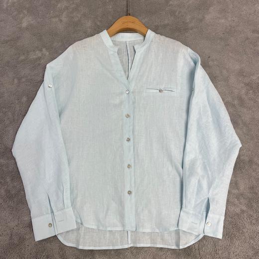 【不退不换】良木礼亚麻衬衫（8952） 商品图0